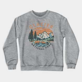 Glacier Wilderness Elegance Crewneck Sweatshirt